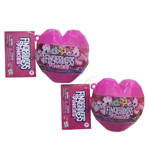 Fingerlings PINKIES Surprise Collectible Pet Plus Bonus Mini Bestie-Lot of 2-NEW - Picture 8 of 8